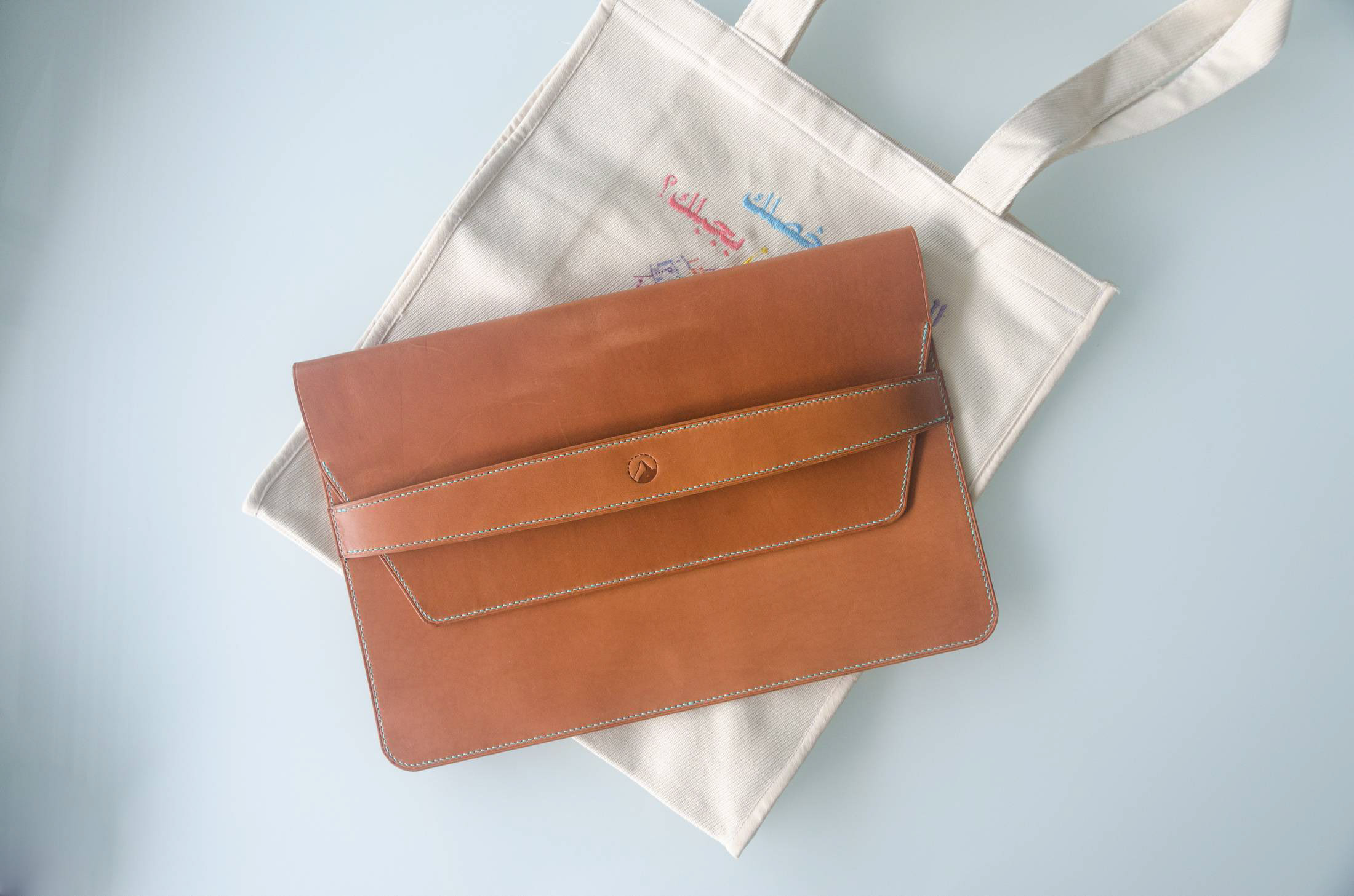 Macbook Folio Cover in Whiskey Pecos